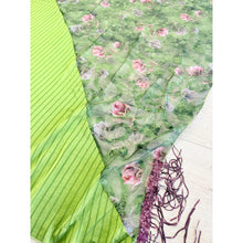 Exquisite Oversized Luxe Square - Olive & Lime Floral-Squares-The Little Tichel Lady