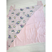 Exquisite Oversized Luxe Square - Dusty Pink Floral-Squares-The Little Tichel Lady