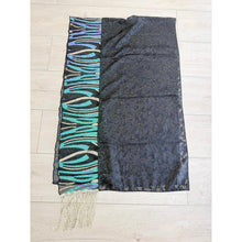 Exquisite Sequins Headwrap - Black/Diesel-Long Wrap-The Little Tichel Lady