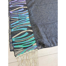 Exquisite Sequins Headwrap - Black/Diesel-Long Wrap-The Little Tichel Lady