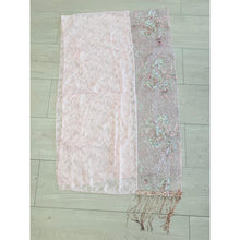 Exquisite Sequins & Floral Headwrap - Pink-Long Wrap-The Little Tichel Lady