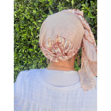 Exquisite Sequins Headwrap - Rose Gold & Neutral-Long Wrap-The Little Tichel Lady