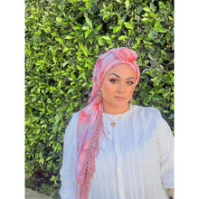 Exquisite Oversized Luxe Square - Pink/Purple Floral Watercolor-Squares-The Little Tichel Lady