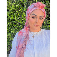 Exquisite Oversized Luxe Square - Pink/Purple Floral Watercolor-Squares-The Little Tichel Lady