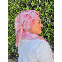 Exquisite Oversized Luxe Square - Pink/Purple Floral Watercolor-Squares-The Little Tichel Lady