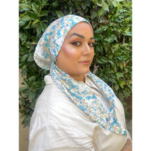 Lightweight Pretied w/ Velvet & Adjustable Band - Everblooming Print-Pretieds-The Little Tichel Lady