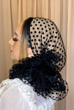 Avigail Lahiani Elegant Headcover Set - Black Lace/Neutral Base-Specialty Items-The Little Tichel Lady