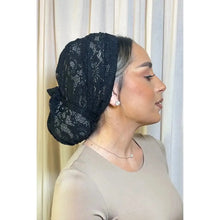 Avigail Lahiani - Slip-on & tie, Black Lace/Neutral Set-Specialty Items-The Little Tichel Lady