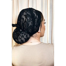 Avigail Lahiani - Slip-on & tie, Black Lace/Neutral Set-Specialty Items-The Little Tichel Lady
