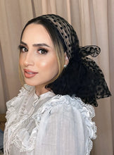 Avigail Lahiani Elegant Headcover Set - Black Lace/Neutral Base-Specialty Items-The Little Tichel Lady