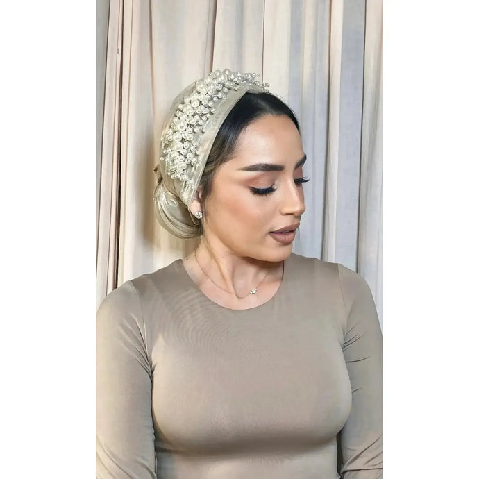 Avigail Lahiani - Slip-on & tie, Champagne/Pale Gold-Specialty Items-The Little Tichel Lady