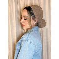 Avigail Lahiani - Slip-On Low Bun Style, Sahara-Specialty Items-The Little Tichel Lady