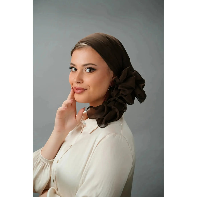 Rinati Lakel - Yomi, Brown-Specialty Items-The Little Tichel Lady