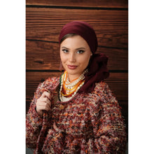 Rinati Lakel - Yomi, Burgundy-Specialty Items-The Little Tichel Lady