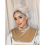 Avigail Lahiani Elegant Headcover Set - Champagne-Specialty Items-The Little Tichel Lady