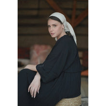 Rinati Lakel Satin Triangle - Neutral W/ Tassels-Triangle-The Little Tichel Lady