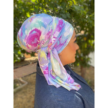 Watercolor Rose Print Wrap-Long Wrap-The Little Tichel Lady