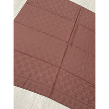 Inspired G Print Monogram Square - Chocolate Brown-Squares-The Little Tichel Lady