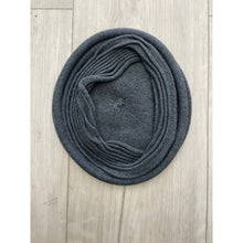 Front Pleated Cotton Beret - Heather Gray-Berets/ Snoods-The Little Tichel Lady