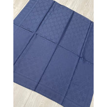 Inspired G Print Monogram Square - Navy-Squares-The Little Tichel Lady