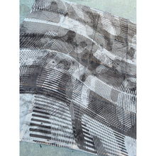 Waffled Abstract Print Turkish Cotton Squares - Neutral/Taupe-Squares-The Little Tichel Lady