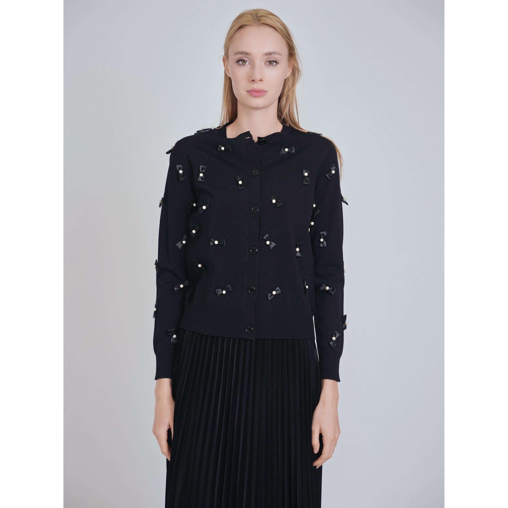 All Over Bow Sweater, XS-1X – The Little Tichel Lady