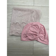 Avigail Lahiani Elegant Headcover Set - Pink-Specialty Items-The Little Tichel Lady
