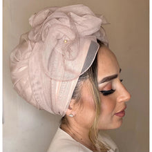 Avigail Lahiani Elegant Headcover Set - Neutral/Pink-Specialty Items-The Little Tichel Lady