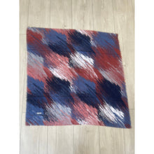 Splash of Brilliance Turkish Cotton Textured Square - Blue/Berry-Squares-The Little Tichel Lady