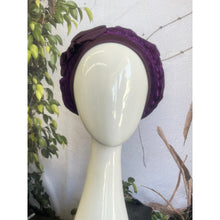 Embellished Hat - Size #2 Eggplant-Hat-The Little Tichel Lady