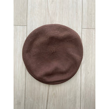 Front Pleated Cotton Beret - Brown-Berets/ Snoods-The Little Tichel Lady