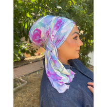 Watercolor Rose Print Wrap-Long Wrap-The Little Tichel Lady