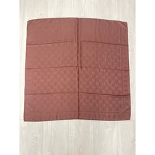 Inspired G Print Monogram Square - Chocolate Brown-Squares-The Little Tichel Lady