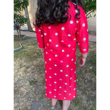 Girls Modest Swim Dress - Polka Dot (Sizes 5-6)-dress-The Little Tichel Lady
