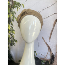 Embellished Hat - Size #1 Neutral/Silver Bow-Hat-The Little Tichel Lady