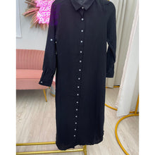 Cotton Maxi Dress - Black-dress-The Little Tichel Lady