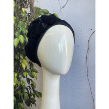 Embellished Hat - Size #2 Navy Shimmer Bow-Hat-The Little Tichel Lady