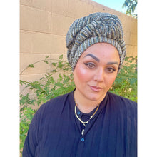 Voluminous Stretchy Headwrap - Olive-Long Wrap-The Little Tichel Lady