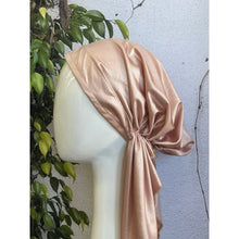 Embellished Metallic Pretied - Rose-pretieds-The Little Tichel Lady