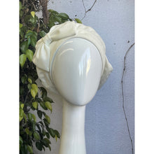 Embellished Hat - Size #2 White Bow-Hat-The Little Tichel Lady