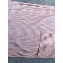 Classic Metallic Pleated Wrap - Pink/Peach/Silver-Long Wrap-The Little Tichel Lady