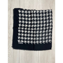 Houndstooth Turkish Cotton Textured Square Tichel-Squares-The Little Tichel Lady