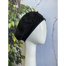 Embellished Hat - Size #2 Black Design-Hat-The Little Tichel Lady