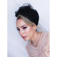 Avigail Lahiani Elegant Headcover Set - Black-Specialty Items-The Little Tichel Lady