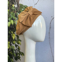 Embellished Hat - Size #1 Camel Bow-Hat-The Little Tichel Lady