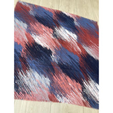 Splash of Brilliance Turkish Cotton Textured Square - Blue/Berry-Squares-The Little Tichel Lady