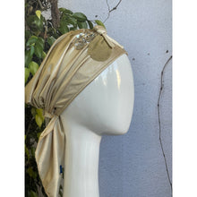 Embellished Metallic Pretied - Gold-pretieds-The Little Tichel Lady