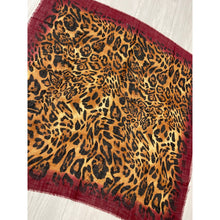 Turkish Cotton Textured Square Tichel - Cheetah Print-Squares-The Little Tichel Lady