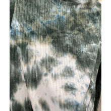 Tie-Dye Ribbed Top/Skirt Set - Olive-Set-The Little Tichel Lady