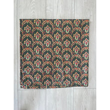 Large Israeli Cotton Square Tichel - Green Abstract Floral Print-Squares-The Little Tichel Lady